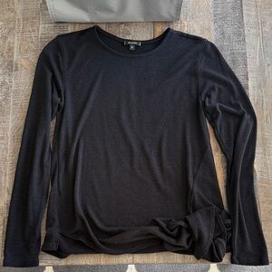 Stella & Dot Tatum Top Black Size Small